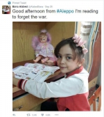 叙利亚阿勒颇7岁小女孩巴娜·阿拉贝德（Bana Alabed）在战火中发推特 - News.Zynews.Com