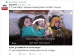 叙利亚7岁女童在战火中发声：我害怕今晚就会死去 - News.Zynews.Com