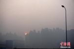 资料图：2016年1月3日，河南郑州雾霾笼罩着的高楼大厦。 中新社记者 王中举 摄 - News.Zynews.Com