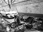 北京小吃车凌晨爆炸：煤气罐被炸烂 十余辆车损毁父女被碎玻璃割伤 - 河南频道新闻