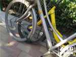 郑州共享单车被上锁 维修人员没撬锁却留了张字条 - 新浪河南