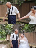 郑州姑娘为结婚65周年的爷爷奶奶拍婚纱照 - 河南一百度