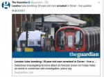 英国逮捕1名伦敦地铁恐袭案嫌犯 此前IS宣布负责 - 河南频道新闻