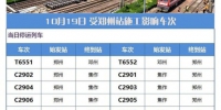 受郑州站施工影响 明天这27趟列车停运 - 河南一百度