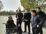 图为河南省残疾人就业服务中心王鸿飞主任陪同贵州残联一行到河南残友基地参观考察 - 残疾人联合会