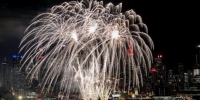 纽约燃放焰火庆祝中国春节 - 河南频道新闻