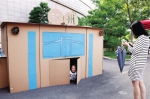 组图：河南高校学生搭建纸房子 展示建筑艺术 - 新浪河南