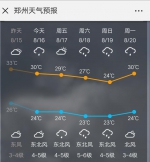 “七夕+周末” 清凉陪你过！郑州今早“呼啦啦”的雨，凉凉送给你 - 河南一百度