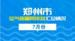 郑州市7月份空气质量周排名公布：最高财政扣款1450万元 - 河南一百度