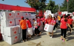 大雨无情，红会有爱，省红十字会赴商丘发放救灾物资慰问受灾群众 - 红十字会