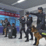 郑州民警携警犬巡逻地铁站 - 河南一百度