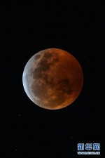 超级红月亮现加州 - 河南频道新闻