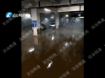 郑州一小区暖气管道爆裂，地下车库被淹，车轮七分熟？ - 河南一百度