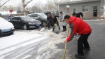 领导带头 省自然资源厅清雪行动如火如荼 - 国土资源厅