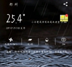暴雨倾盆郑州断崖式降温10℃以上 多地有降雨、信阳和驻马店仍高温 - 河南一百度