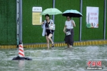 受超强台风“利奇马”影响 多地现暴风雨天气 - 中国新闻社河南分社