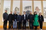 我校举办庆祝新中国成立七十周年张振江先生书画作品展 - 河南大学