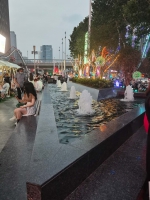 调查丨郑州部分小区和广场景观水系，部分未提醒是否带电 - 河南一百度