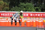 交警驾驶大比武:“铁骑”漂移上演“速度与激情” - 中国新闻社河南分社