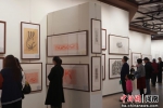 4月10日，2021(辛丑)黄帝文化金石拓片展在郑州博物馆开展。刘鹏 摄 - 中国新闻社河南分社