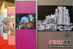 河南洛阳：观众参观“城市记忆”插画巡展 - 中国新闻社河南分社