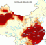 全国高温日数分布图(6月1日-8月15日) - 中国新闻社河南分社