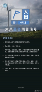 阵风7-8级！郑州发布大风蓝色预警信号 - 河南一百度