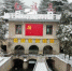 图为林州红旗渠分水闸雪景。　王梓骅　摄 - 中国新闻社河南分社
