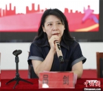 7月17日，河南省侨联副主席吕剑在开营仪式上致辞。阚力 摄 - 中国新闻社河南分社