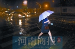 风大 雨急 行路难 昨天河南全省发了272条天气预警信息 - 河南一百度