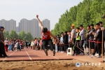 赛场上的青春 我校第十二届田径运动会精彩瞬间 - 河南工业大学